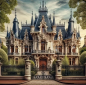 Preview: Diamond Painting Gotisches Viktorianisches Schloss